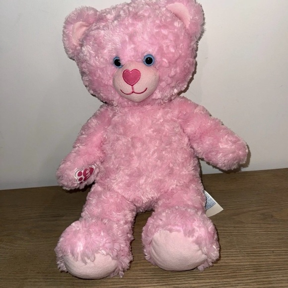 Build a Bear Pink Teddy Bear Plush Toy - Picture 2 of 10